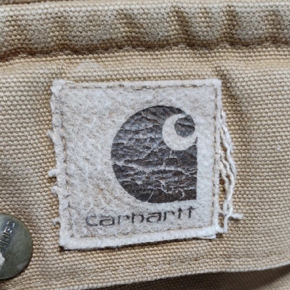 Carhartt Tan Men's Field Blanket Lined Duck Hunting Vtg Jacket (BX81) - Picture 4 of 11